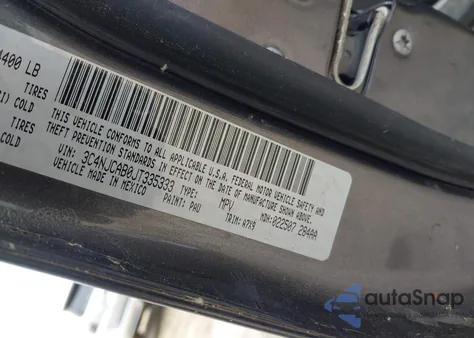 2018 Jeep Compass Sport Fwd из США, поврежденный, VIN 3C4NJCAB0JT335333